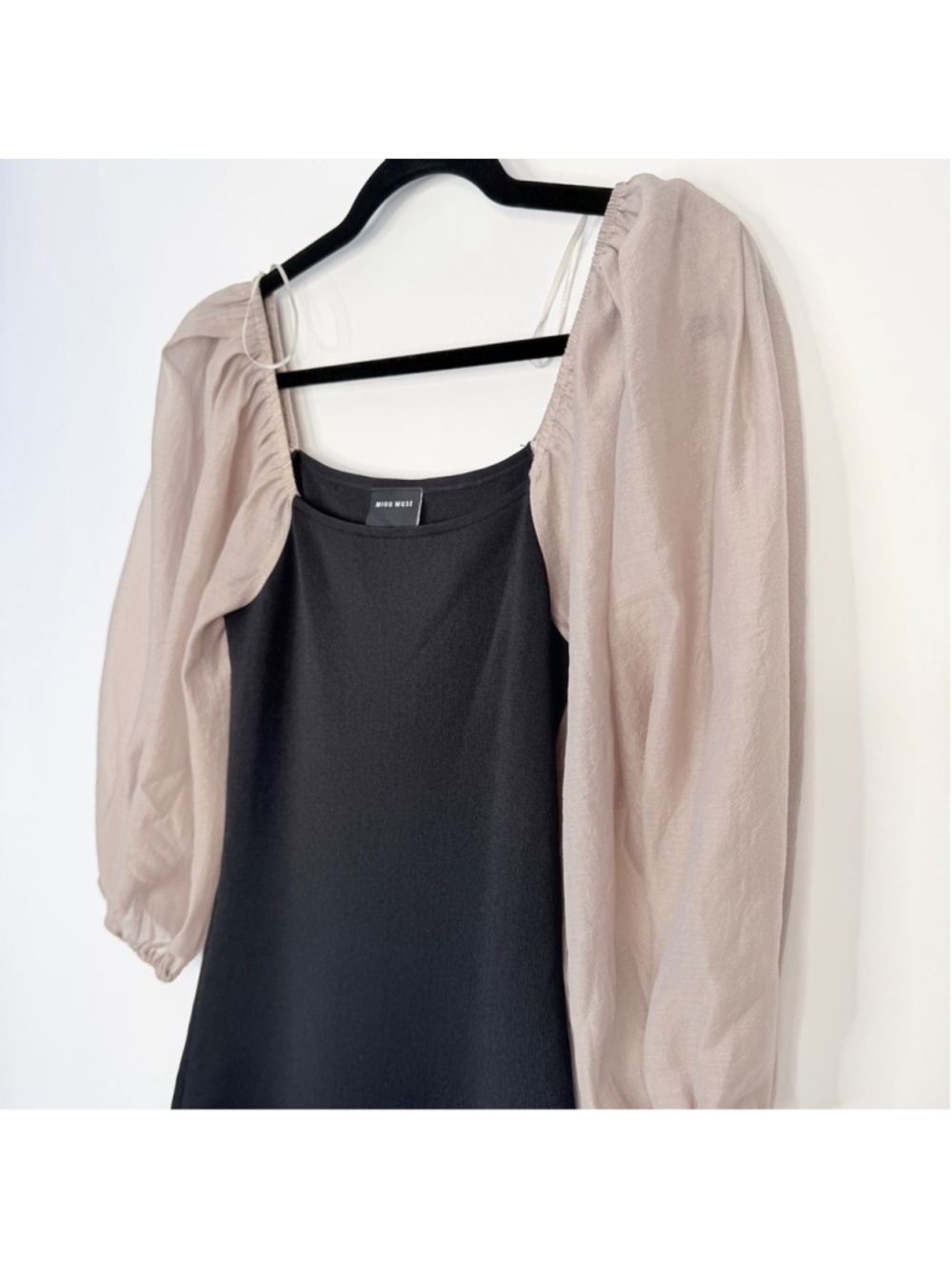 MIOU MUSE Dress in black Size L #0056 - Picture 4 of 10